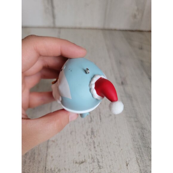 Hallmark toothsome tidings shark Santa Claus ornament Xmas - Picture 6 of 6